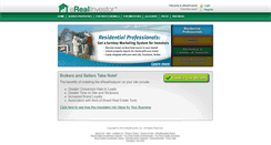 Desktop Screenshot of erealinvestor.com